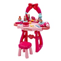 Dětský toaletní stolek s hudbou a židličkou BABY MIX