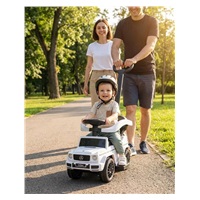 Odrážedlo s vodící tyčí Mercedes Benz G-Class Baby Mix bílé