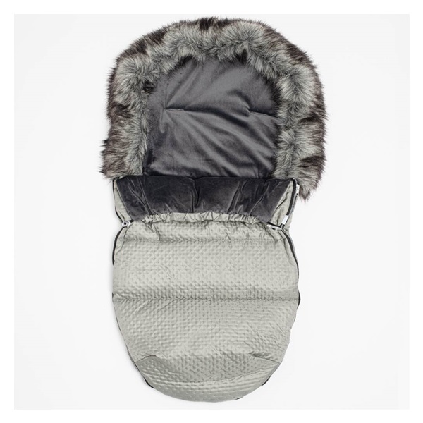 Zimní fusak New Baby Lux Fleece grey