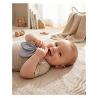 Dětské kousátko s ptáčkem New Baby Bird grey