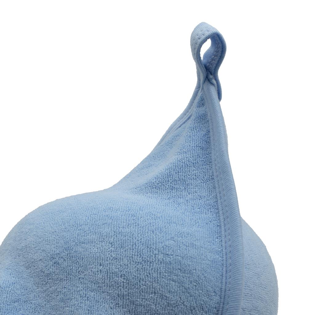 Dětská froté osuška s kapucí New Baby Comfortably 80×80 cm blue - 1