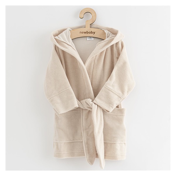 Dětský froté župan New Baby Comfortably beige