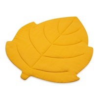 Mušelínová hrací deka New Baby Leaf mustard