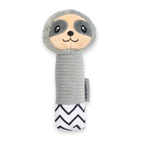 Dětská pískací plyšová hračka s kousátkem New Baby Sloth
