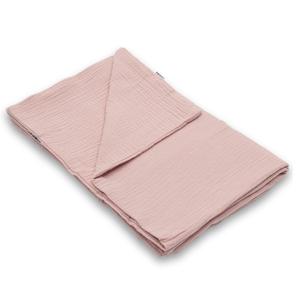 Dětská mušelínová deka New Baby 80×100 cm růžová - 1
