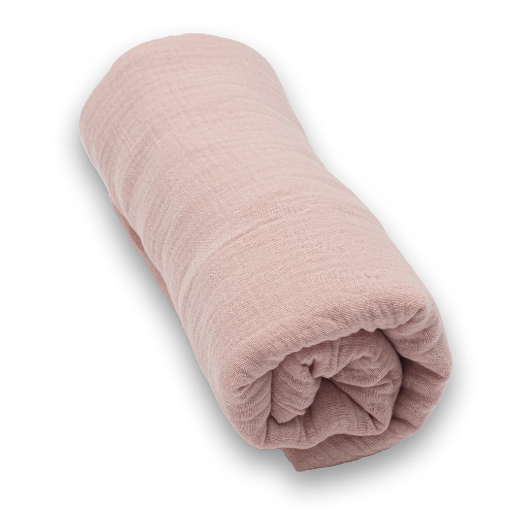 Dětská mušelínová deka New Baby 80×100 cm růžová - 1