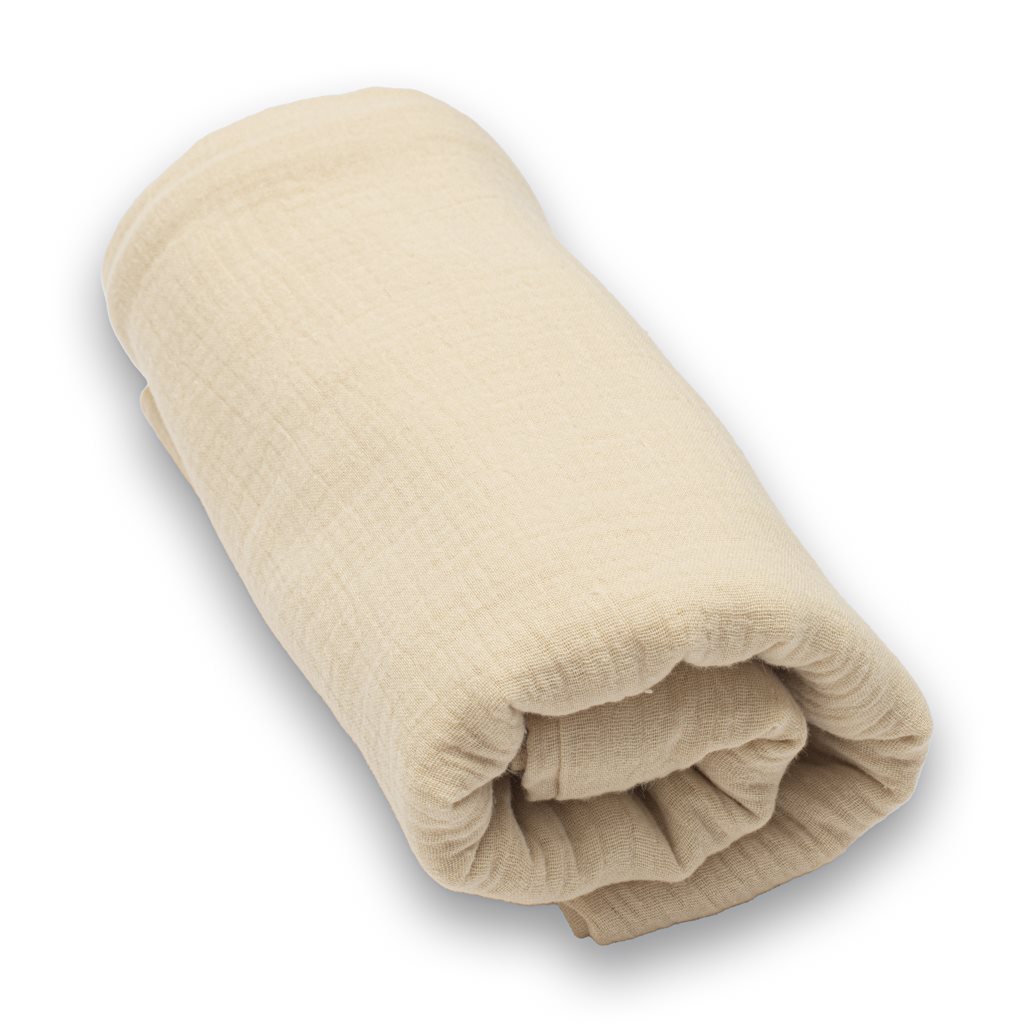 Dětská mušelínová deka New Baby 80×100 cm béžová - 1