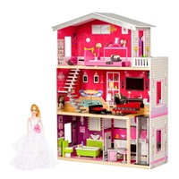 Dřevěný domeček pro panenky Ecotoys Malibu residence