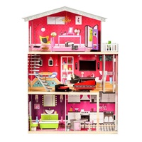 Dřevěný domeček pro panenky Ecotoys Malibu residence