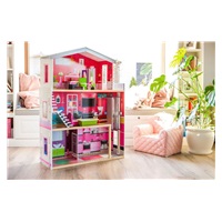 Dřevěný domeček pro panenky Ecotoys Malibu residence