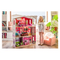 Dřevěný domeček pro panenky Ecotoys Malibu residence