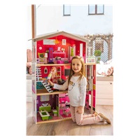Dřevěný domeček pro panenky Ecotoys Malibu residence