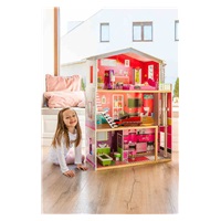 Dřevěný domeček pro panenky Ecotoys Malibu residence