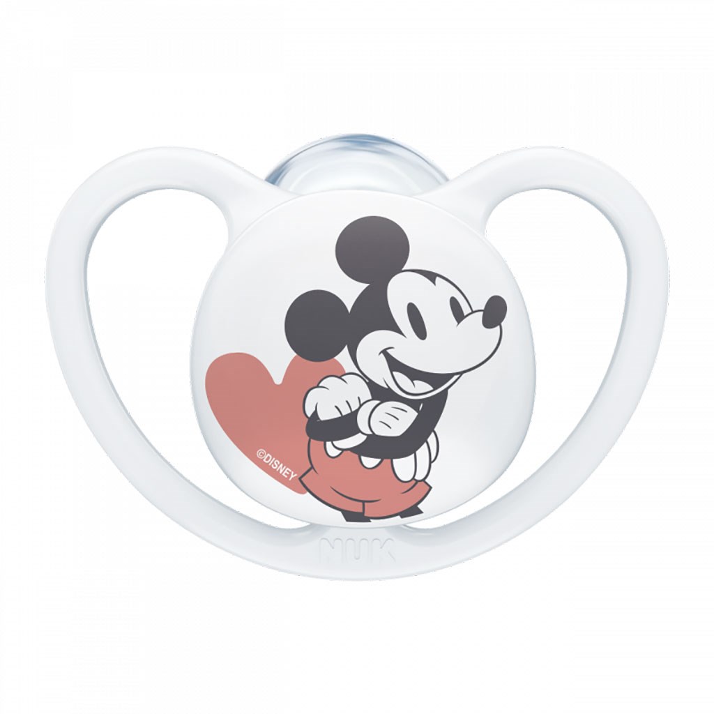 Cumlík Space  Disney Mickey Mouse biela 0-6m