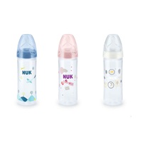 Kojenecká láhev NUK LOVE 250 ml, 6-18 m modrá