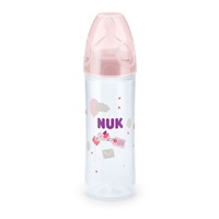 Kojenecká láhev NUK LOVE 250 ml, 6-18 m růžová