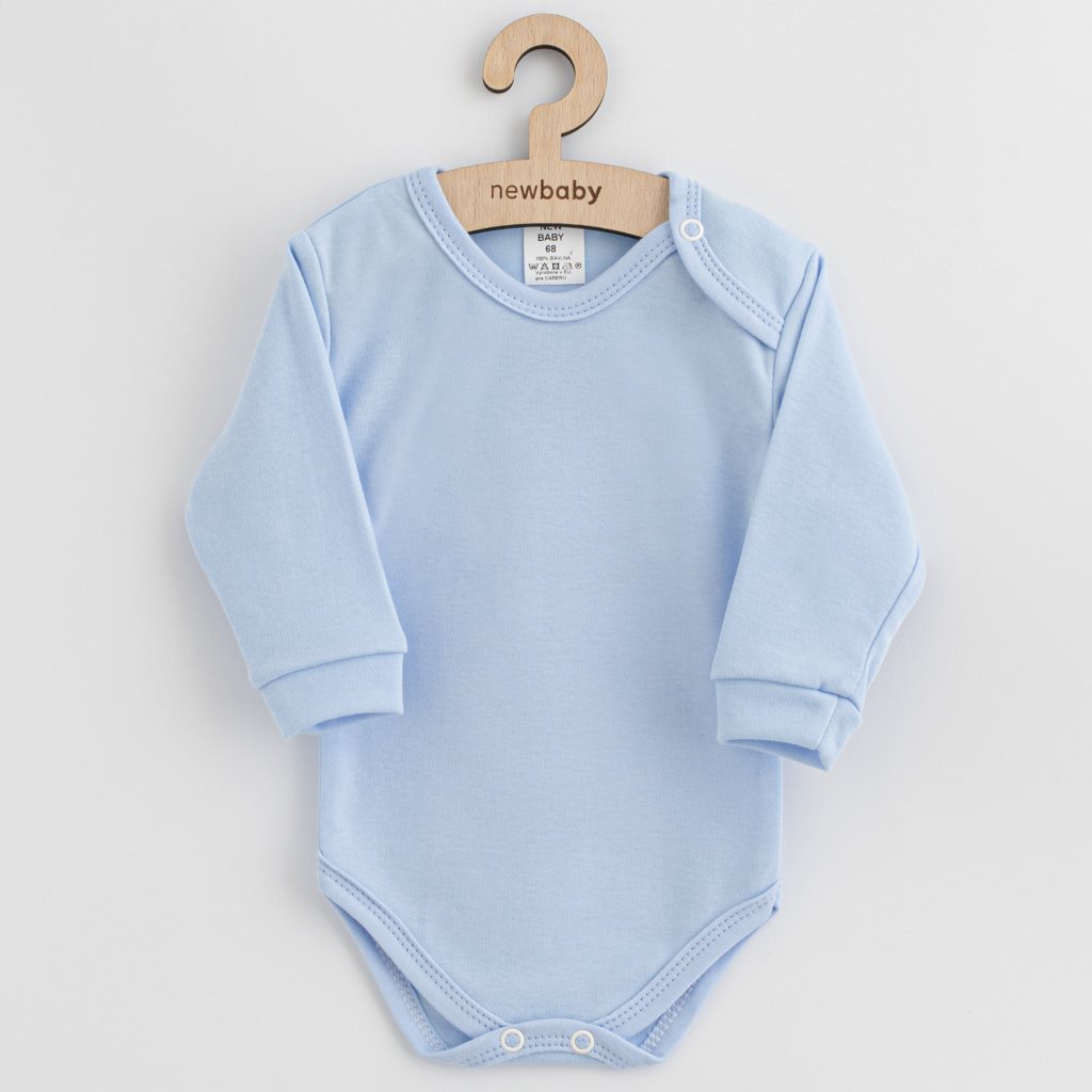 Kojenecké bavlněné body New Baby Casually dressed modrá - 1