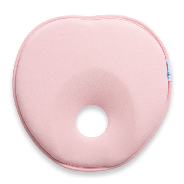 Korekční kojenecký polštářek New Baby BASIC Pink