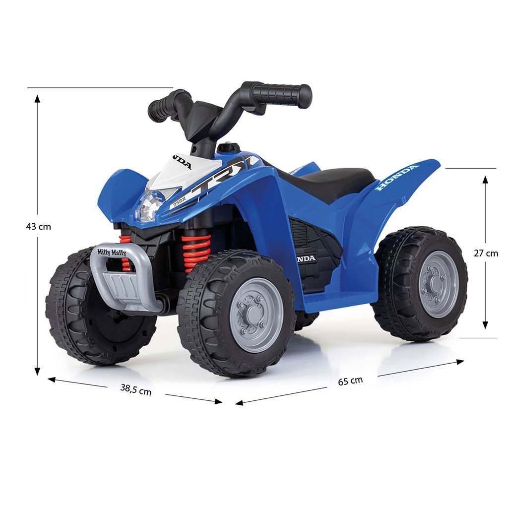 Elektrická čtyřkolka Milly Mally Honda ATV modrá - 4