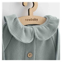 Kojenecký kabátek na knoflíky New Baby Luxury clothing Laura šedý