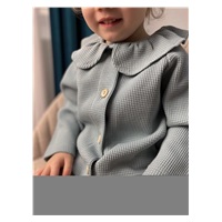 Kojenecký kabátek na knoflíky New Baby Luxury clothing Oliver bílý