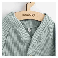 Kojenecký kabátek na knoflíky New Baby Luxury clothing Oliver šedý