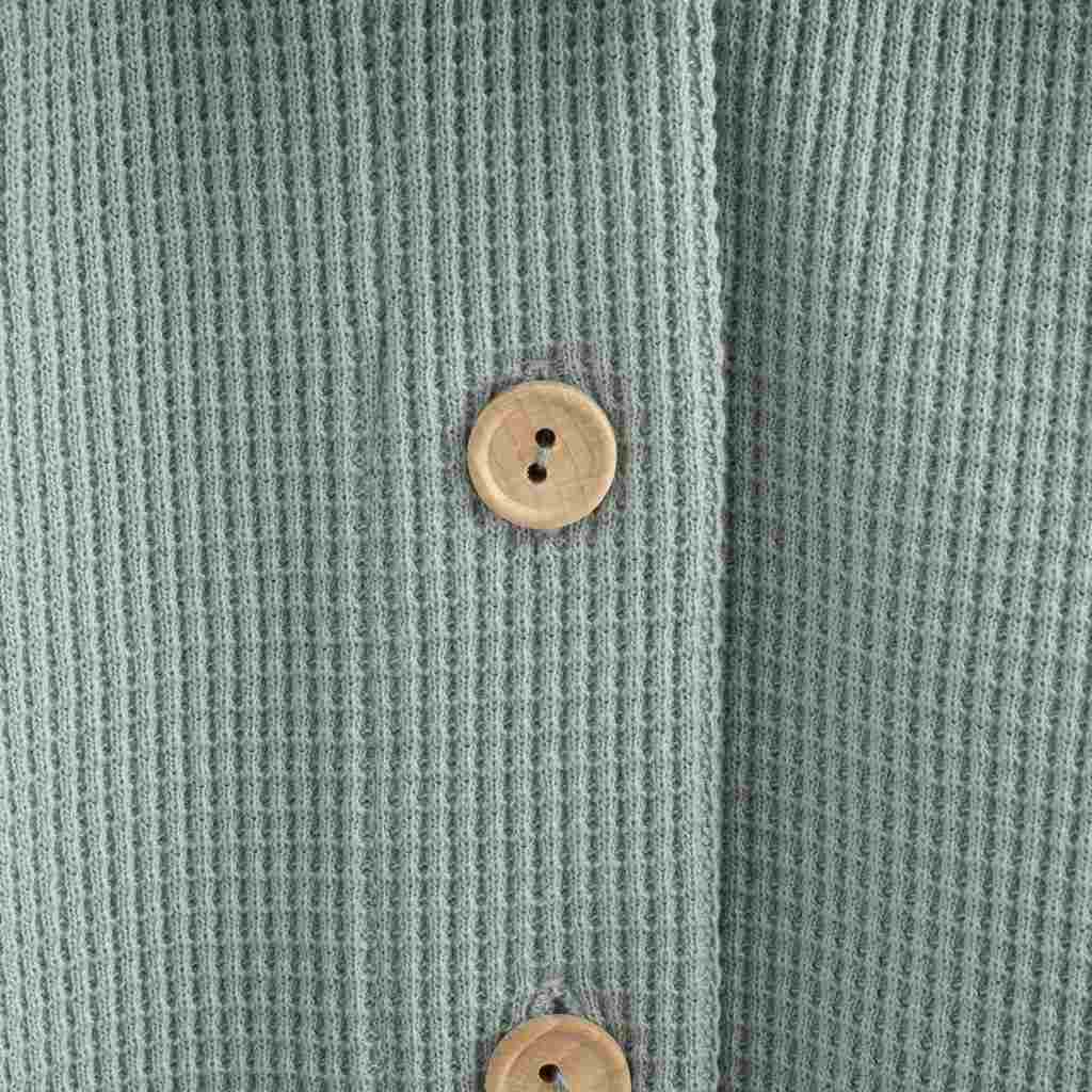 Kojenecký kabátek na knoflíky New Baby Luxury clothing Oliver šedý - 2