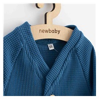 Kojenecký kabátek na knoflíky New Baby Luxury clothing Oliver modrý