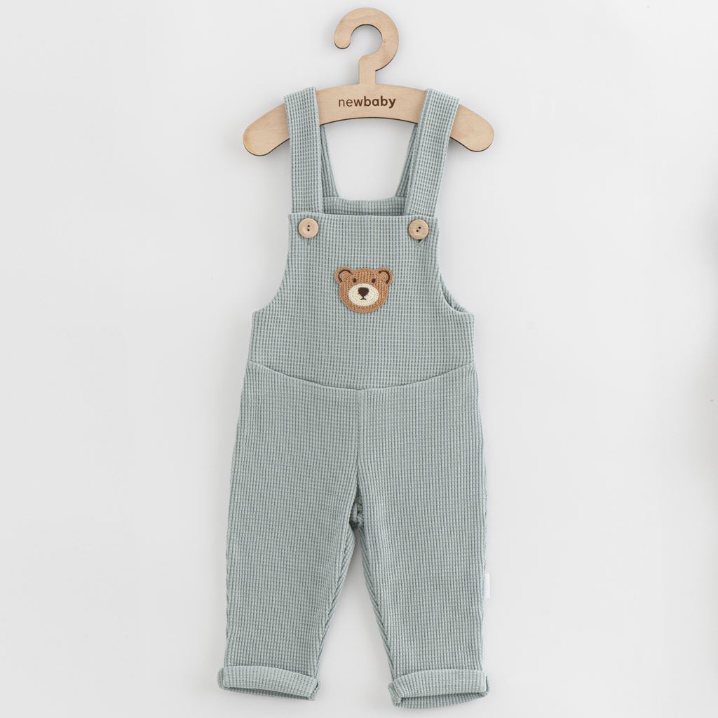 Kojenecké lacláčky New Baby Luxury clothing Oliver šedé vel. 56 (0-3m)