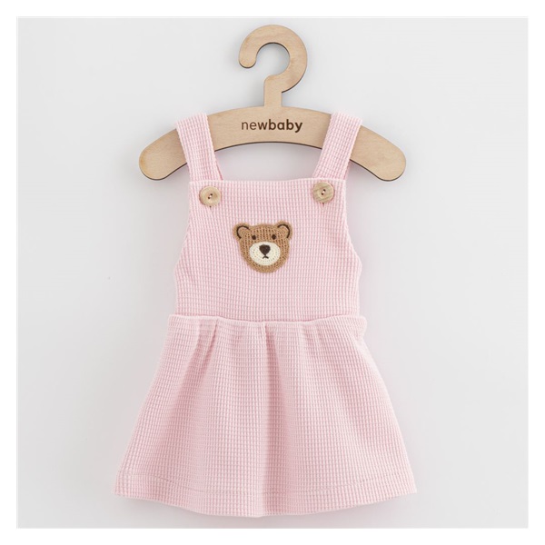 Kojenecká laclová sukýnka New Baby Luxury clothing Laura růžová