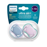 Šidítko Avent Ultra air Neutral 2ks 6- 18 m holčička