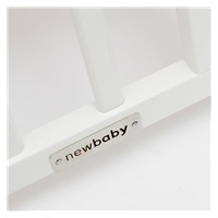 Dětská postýlka New Baby BASIC se stahovací bočnicí a šuplíkem bílá