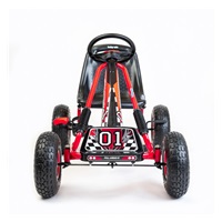 Dětská šlapací motokára Go-kart Baby Mix Razor červená