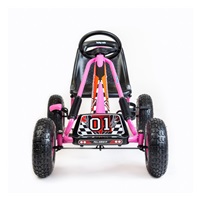 Dětská šlapací motokára Go-kart Baby Mix Razor růžová