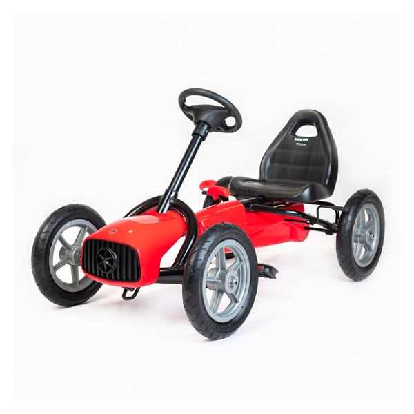 Dětská šlapací motokára Go-kart Baby Mix Buggy červená