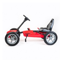 Dětská šlapací motokára Go-kart Baby Mix Buggy červená