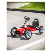 Dětská šlapací motokára Go-kart Baby Mix Buggy červená