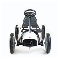 Dětská šlapací motokára Go-kart Baby Mix Buggy bílá