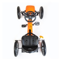 Dětská šlapací motokára Go-kart Baby Mix Buggy bílá