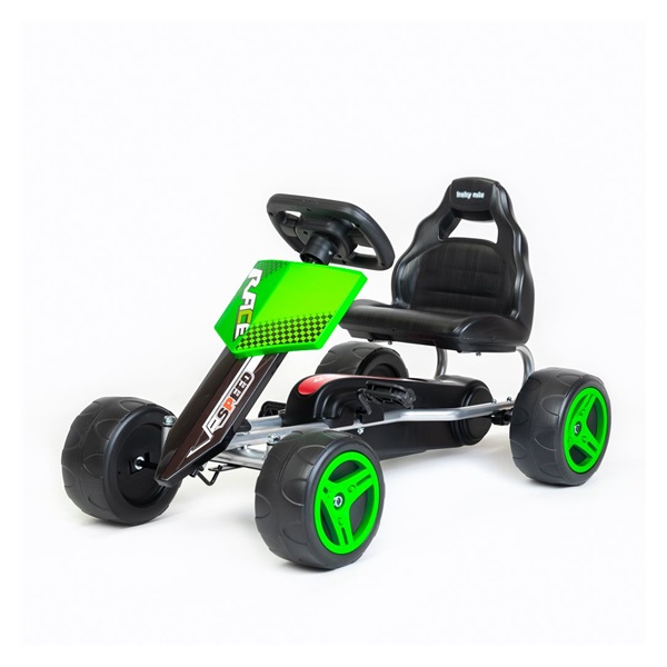 Dětská šlapací motokára Go-kart Baby Mix Speedy zelená