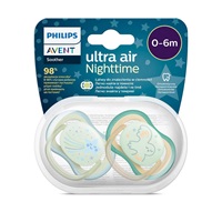 Šidítko Avent Ultra air Night 2ks 0-6 m kluk