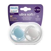 Šidítko Avent Ultrasoft Premium 6-18 m 2ks kluk