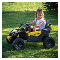 Elektrické autíčko Baby Mix Buggy Hornet žluté