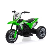 Elektrická motorka Baby Mix Honda CRF 450R zelená