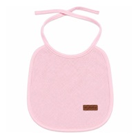 Dětský froté bryndák podšitý PVC New Baby růžový