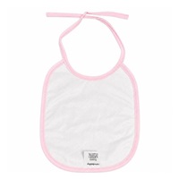 Dětský froté bryndák podšitý PVC New Baby růžový