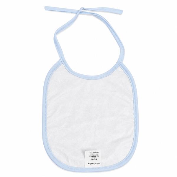 Dětský froté bryndák podšitý PVC New Baby modrý