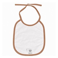 Dětský froté bryndák podšitý PVC New Baby hnědý