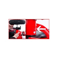 Dětská tříkolka Toyz Derby red
