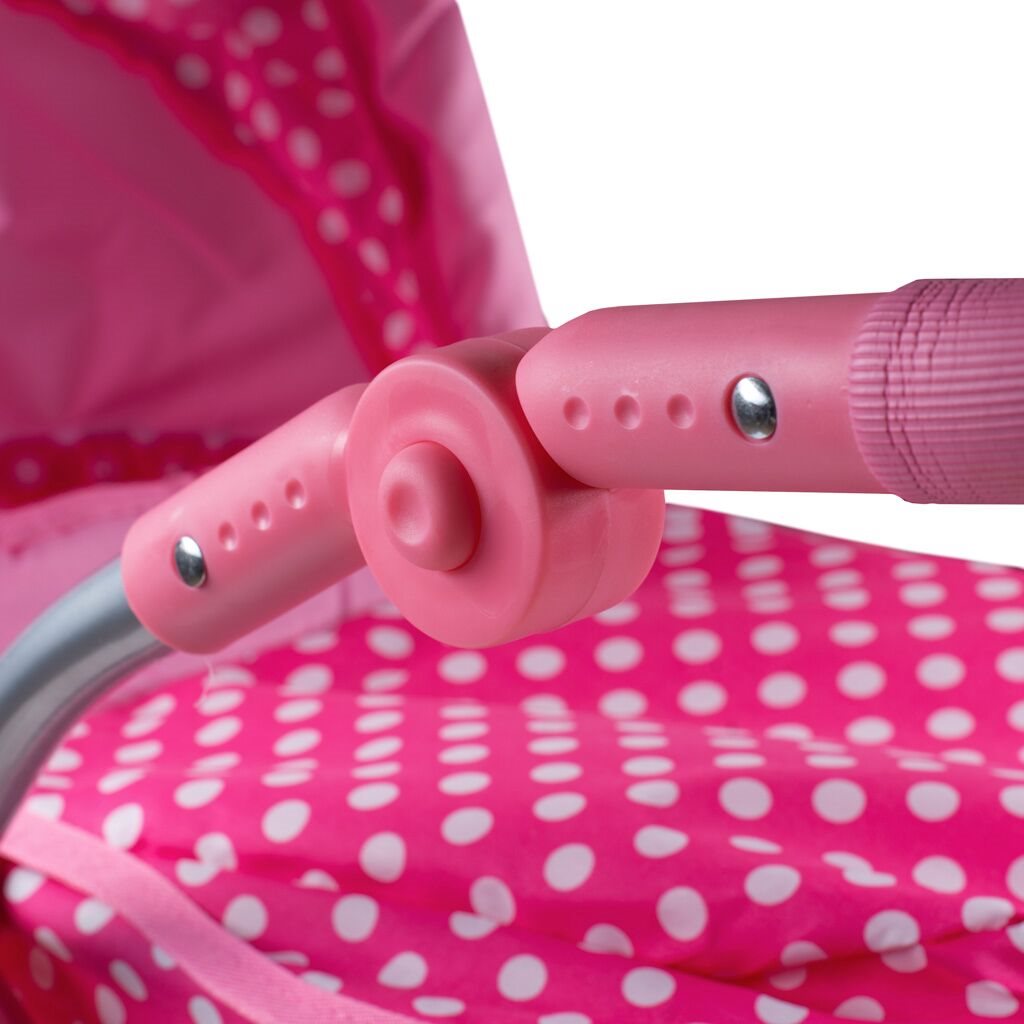 Multifunkční kočárek pro panenky PlayTo Jasmínka světle růžový